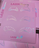 Dream Maps -Lash Mapping Practice Sheets (Pack of 5)